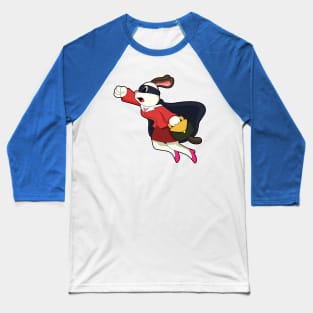 Dog as Secretary Superhero Baseball T-Shirt